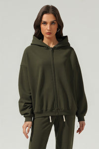 Unisex Heavyweight Fleece Zip-Up Hoodie