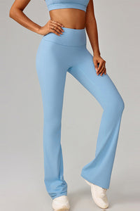 Women High-Waist Flared Naked-Feel Yoga Leggings