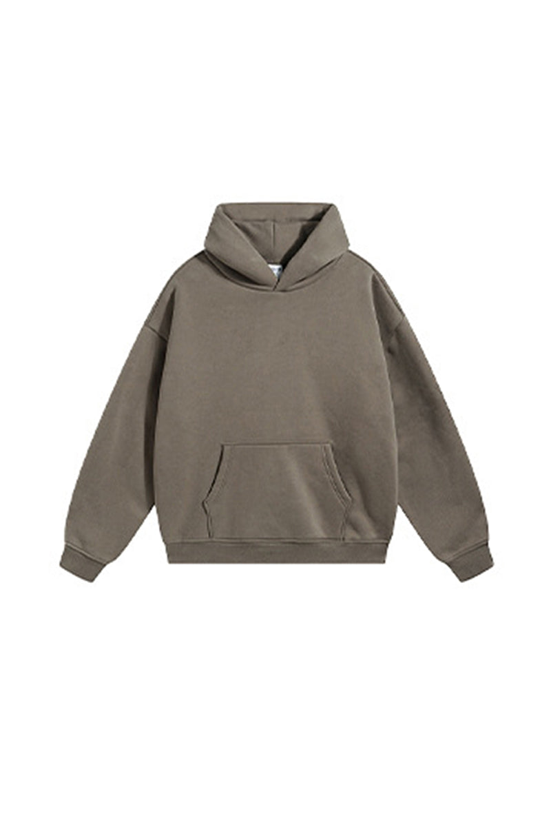 Men Sherpa Fleece Oversize Hoodie: Anti-Pilling Heavyweight Retro Design