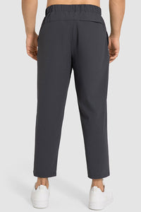 Men Lightweight Quick-Dry Straight Leg Casual Pants