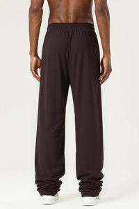 Men's Streetwear High-Stretch Straight-Leg Pants