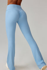 Women High-Waist Flared Naked-Feel Yoga Leggings