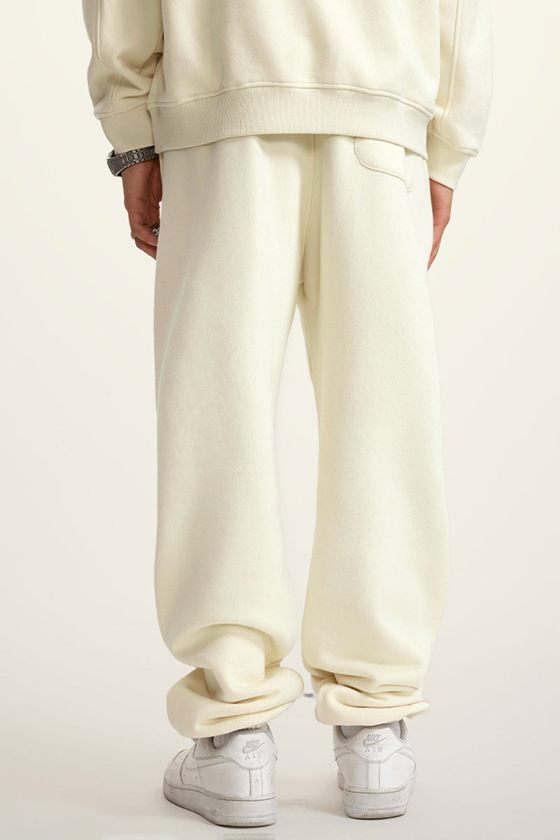 Men's teen loose casual fleece sports trousers