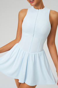 Women Cloud-Feel Fake Two-Piece Sports Dress