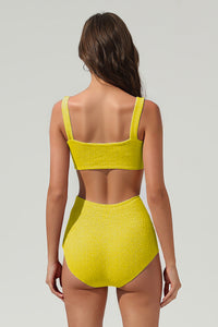 Women's Mint Textured Triangle Cup Bikini Set