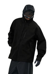 Men Seamless Hooded Urban Jacket
