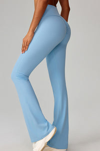 Women High-Waist Flared Naked-Feel Yoga Leggings