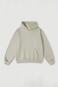 Solid color hoodie terry sweatshirt