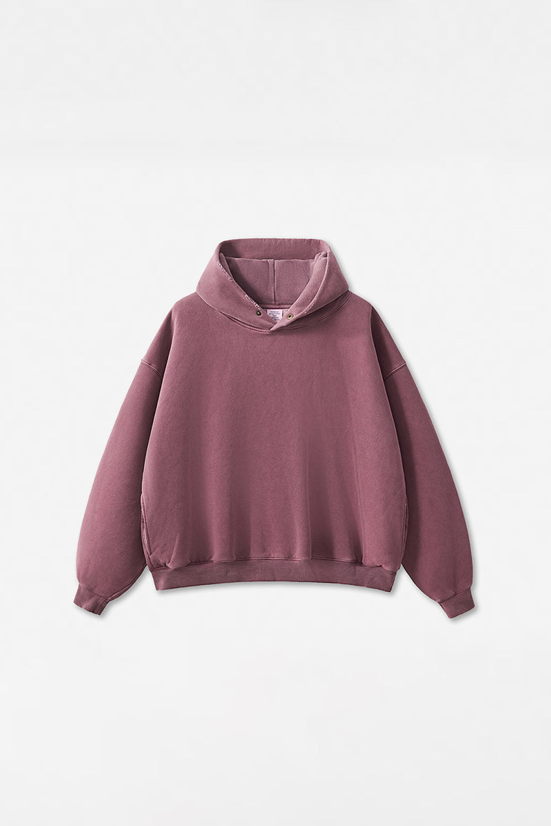 Unisex Boxy Loose Fleece Hoodie