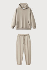 Unisex Casual Heavyweight Hoodie - Loose Fit And Pants