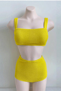 Women's Mint Textured Triangle Cup Bikini Set