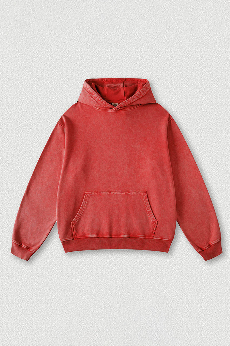 Distressed batik couple's loose sweatshirt