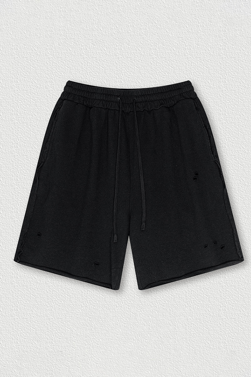 Post-Apocalyptic Washed Shorts - Unisex Loose Fit