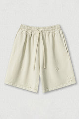 Loose Washed Athletic Shorts - Unisex Casual Sports Shorts