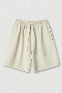 Loose Washed Athletic Shorts - Unisex Casual Sports Shorts