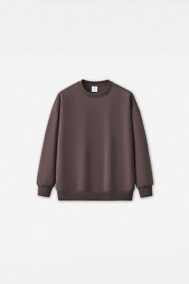 Unisex Loose Solid Color Sweatshirt