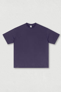 Solid color short sleeves