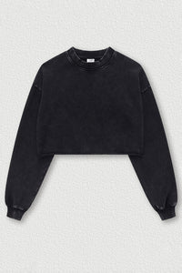 Women's Cropped Long Sleeve T-Shirt