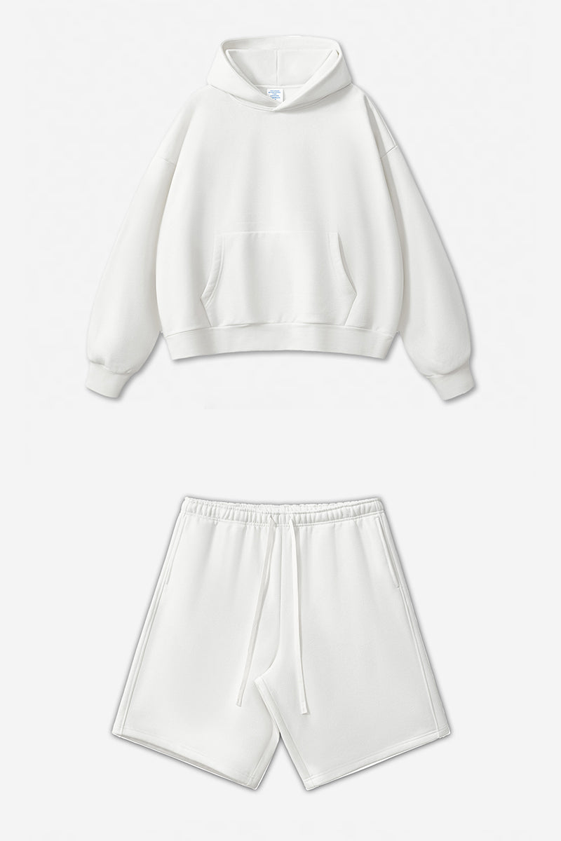 Unisex Heavyweight Oversized Hoodie And Shorts