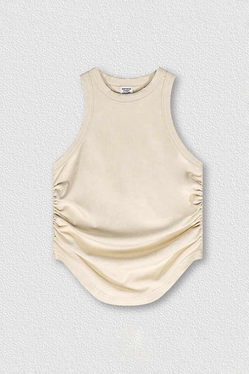 Women's Pleated Tank Top