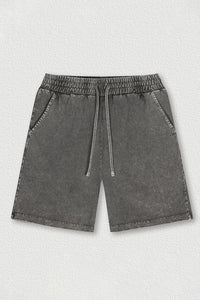 Streetwear Washed Cargo Shorts - Unisex Retro Athletic Shorts