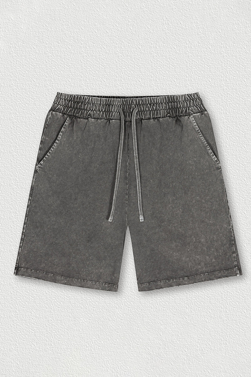 Streetwear Washed Cargo Shorts - Unisex Retro Athletic Shorts