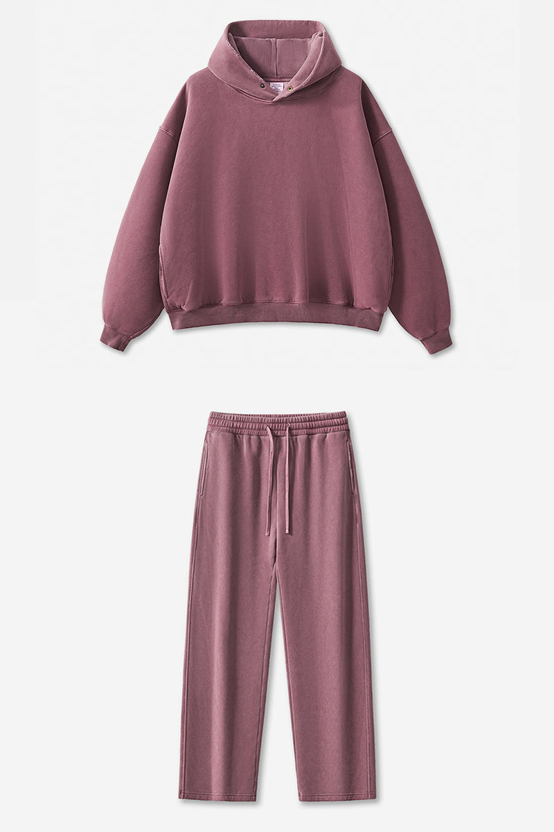 Unisex Casual Loose Fleece Hoodie