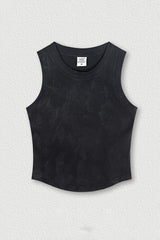 Women's Distressed Washed Tank Top - Streetwear Style