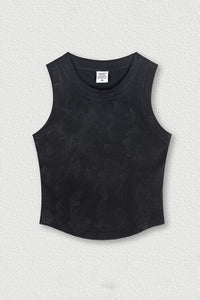 Women's Distressed Washed Tank Top - Streetwear Style