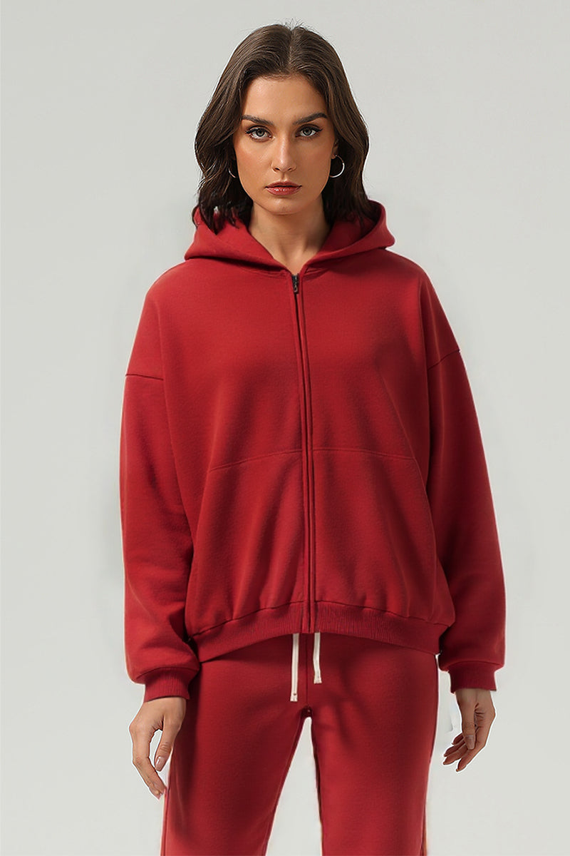 Unisex Heavyweight Fleece Zip-Up Hoodie