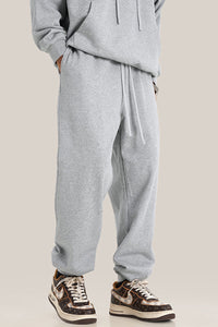 Solid Color Loose-fit Jogger Pants | Casual Versatile Sweatpants