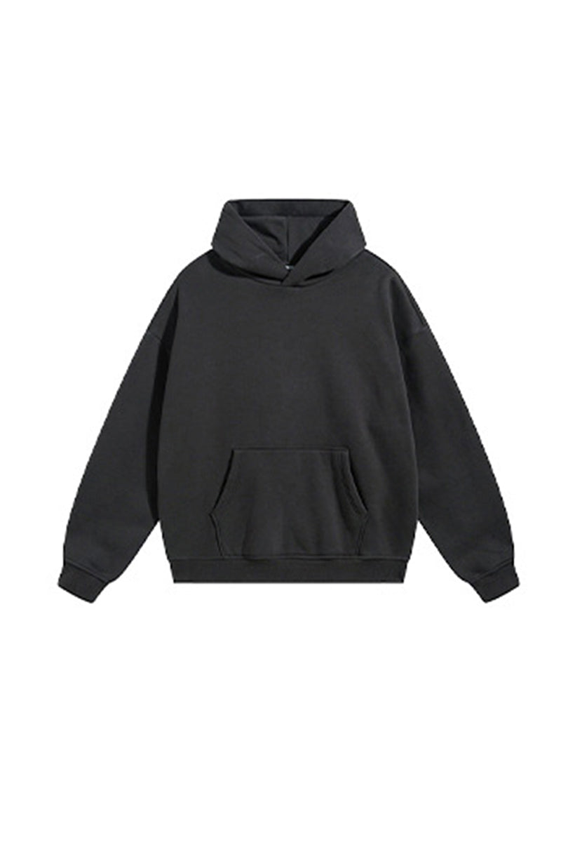 Men Sherpa Fleece Oversize Hoodie: Anti-Pilling Heavyweight Retro Design