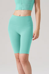 Women Naked-Feel High-Waist Sculpting Yoga Shorts