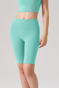 Women Naked-Feel High-Waist Sculpting Yoga Shorts