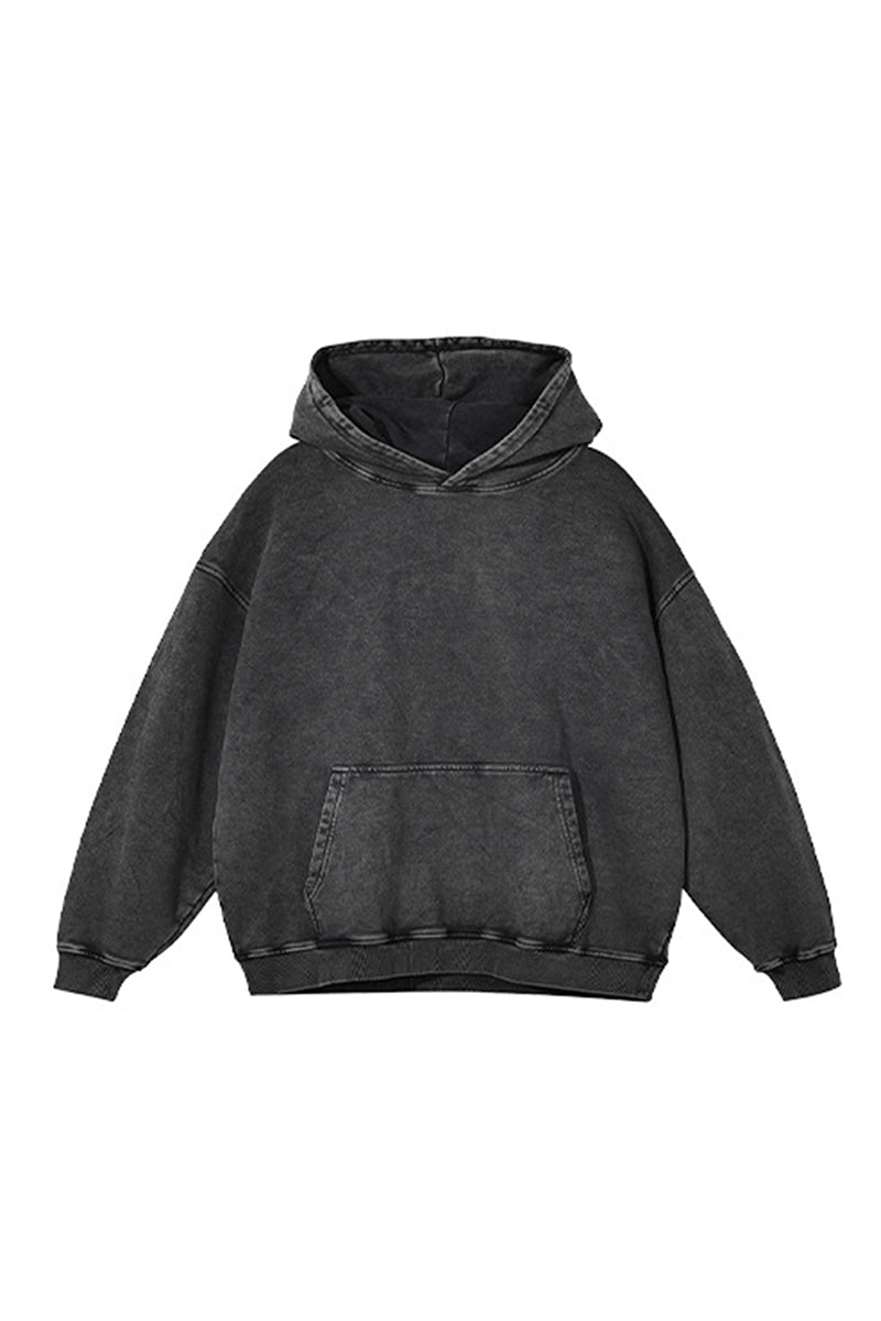 Men/Women Unisex Heavyweight 420G Wax-Dye Hoodie