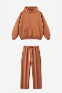 Unisex Fleece-Lined Oversized Hoodie and Pants