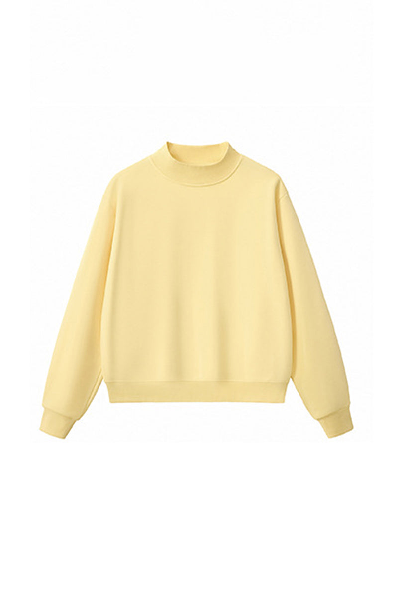 Unisex Cozy Fleece Mock Neck Sweatshirt – Sodalemons
