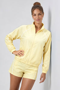 Women's Outdoor Color-Matched Casual Jacket And Shorts Sets