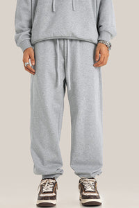 Solid Color Loose-fit Jogger Pants | Casual Versatile Sweatpants