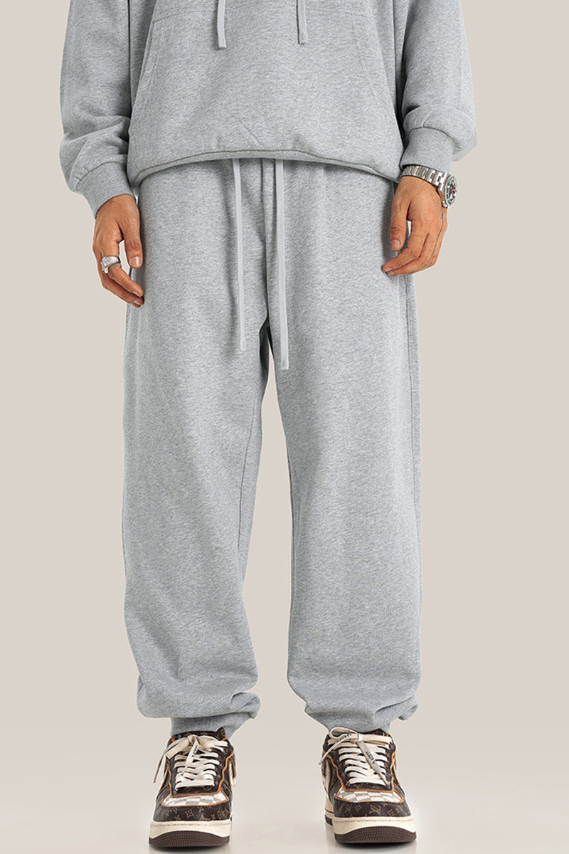 Solid Color Loose-fit Jogger Pants | Casual Versatile Sweatpants