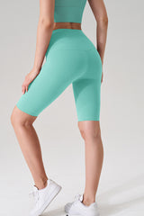 Women Naked-Feel High-Waist Sculpting Yoga Shorts