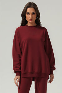 Unisex Heavyweight Terry Long Sleeves: Retro Modern Streetwear Design