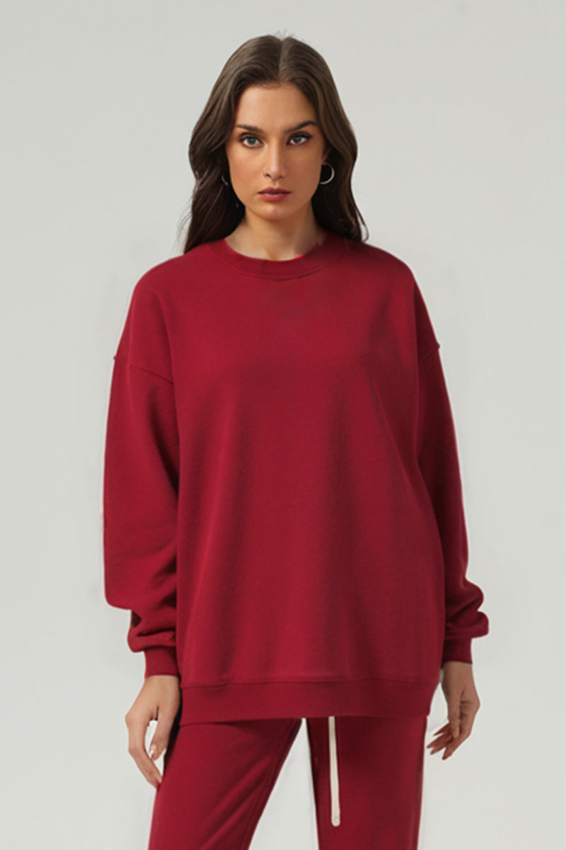 Men/Women Unisex Dopamine Fleece Crewneck Sweatshirt