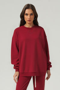 Men/Women Unisex Dopamine Fleece Crewneck Sweatshirt