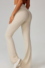 Women High-Waist Flared Naked-Feel Yoga Leggings