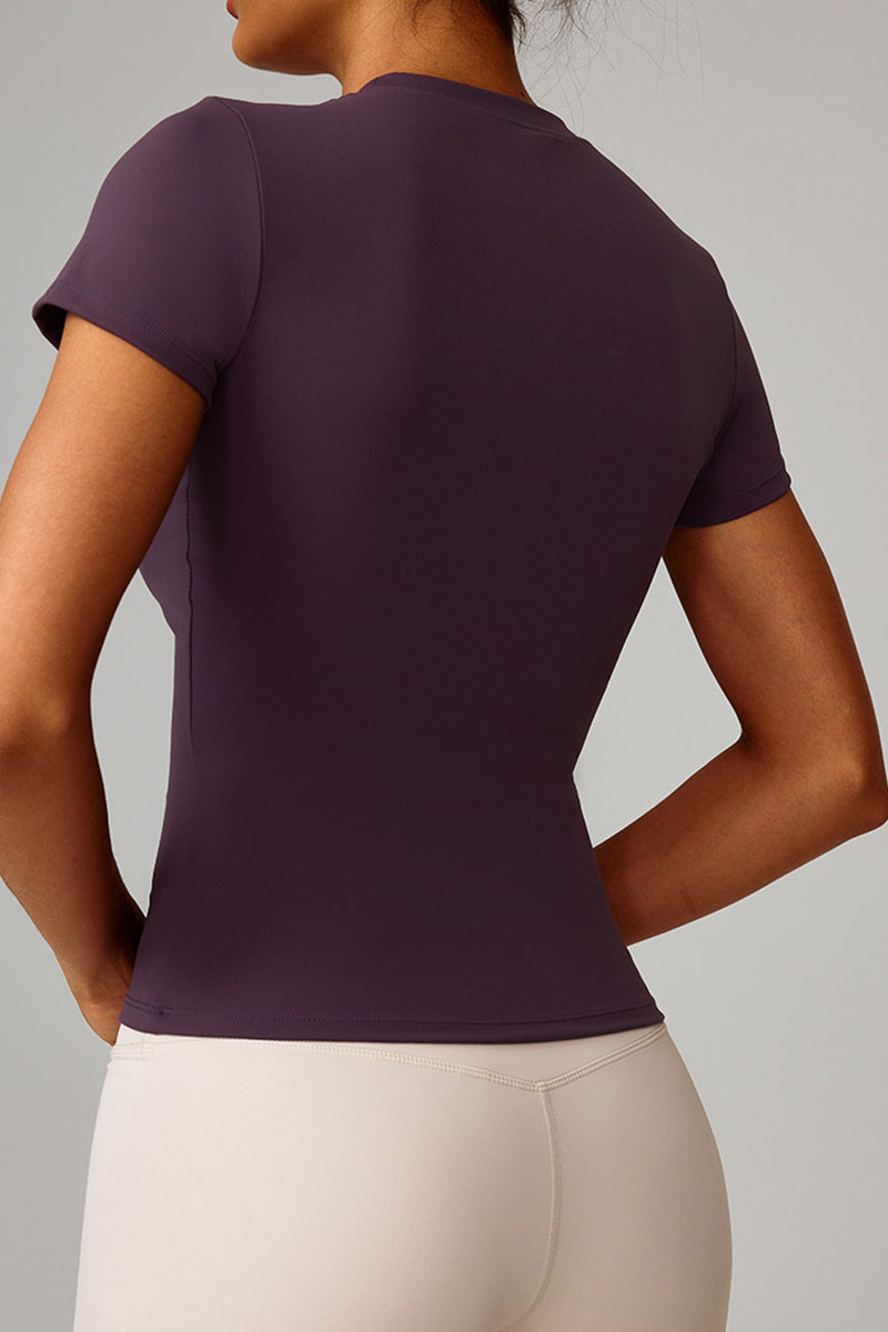 Women Spring Quick-Dry Yoga T-Shirt