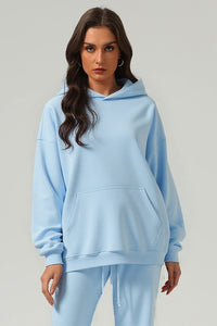 Unisex Heavyweight Terry Hoodie: Retro Modern Blend Design