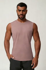 Men's Summer Cool Breathable Wide Strap Sleeveless Tank Top