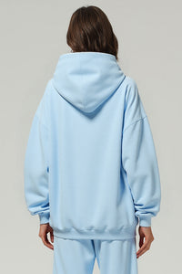 Unisex Heavyweight Terry Hoodie: Retro Modern Blend Design