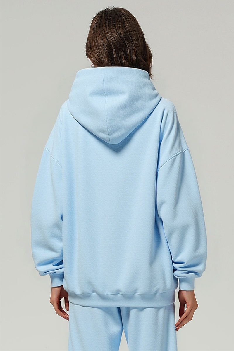 Unisex Heavyweight Terry Hoodie: Retro Modern Blend Design